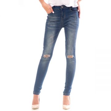 Jeans Dama Drewq14 Bleumarin