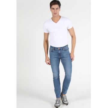 Blugi skinny cu 5 buzunare