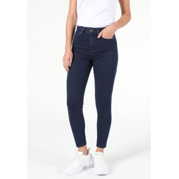 Blugi skinny fit cu talie inalta Diana