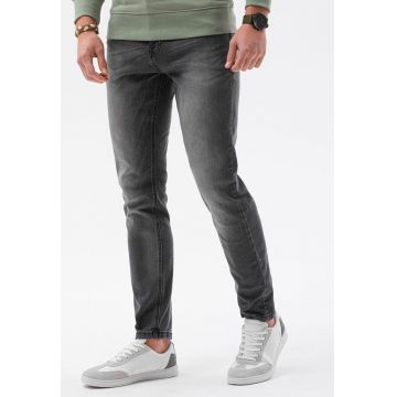 Blugi regular fit cu aspect decolorat Blugi regular fit cu aspect decolorat