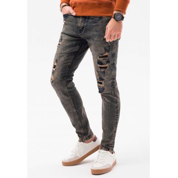 Blugi skinny cu aspect deteriorat Blugi skinny cu aspect deteriorat