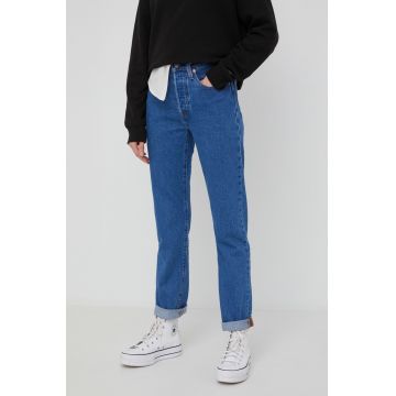 Levi's jeans 501 femei, high waist 36200.0225-MedIndigo