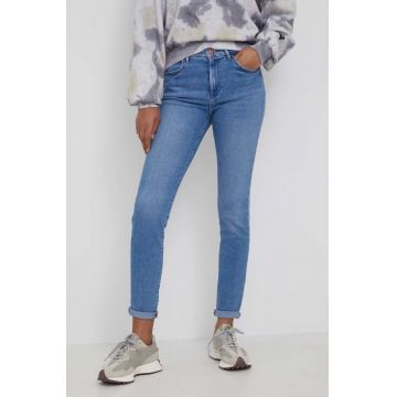 Wrangler jeansi High Rise Skinny River femei, high waist