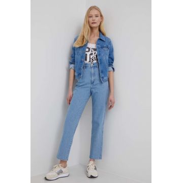 Wrangler jeansi Wild West Bluestone femei , high waist