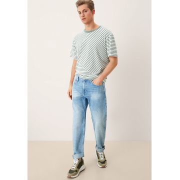 Blugi relaxed fit cu aspect decolorat