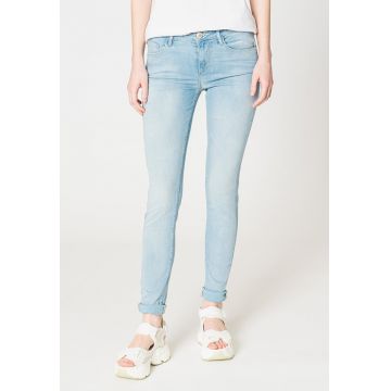 Blugi skinny cu talie medie