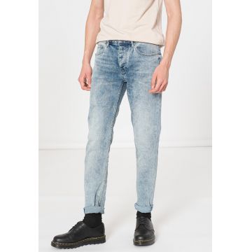 Blugi slim fit cu 5 buzunare Blugi slim fit cu 5 buzunare