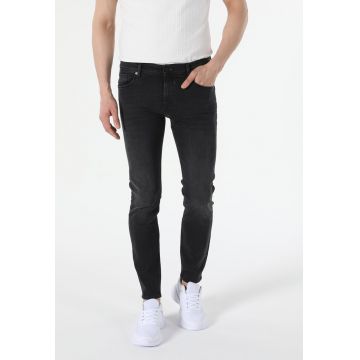 Blugi skinny cu talie joasa