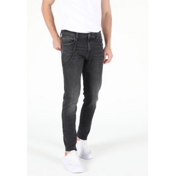 Blugi slim fit cu accesoriu detasabil tip lant Danny