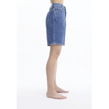 Pantaloni scurti drepti din denim