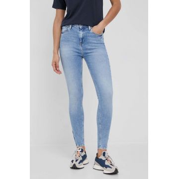 Pepe Jeans jeansi Dion Zip femei , medium waist