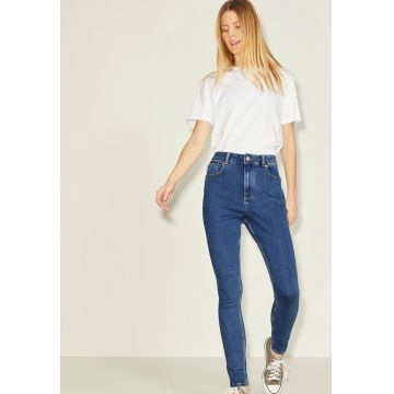 Blugi skinny cu talie inalta