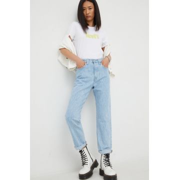 Levi's jeansi 501 Crop femei , high waist