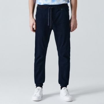 Cropp - Blugi jogger - Albastru