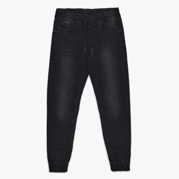 Cropp - Blugi jogger - Negru