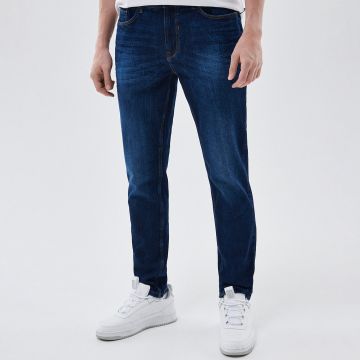 Cropp - Blugi slim - Bleumarin