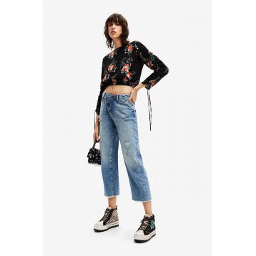 Desigual jeansi femei , high waist