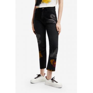 Desigual jeansi femei , high waist