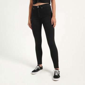 House - Blugi skinny cu efect push up - Negru