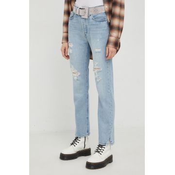 Levi's jeansi 501 Jeans femei , high waist