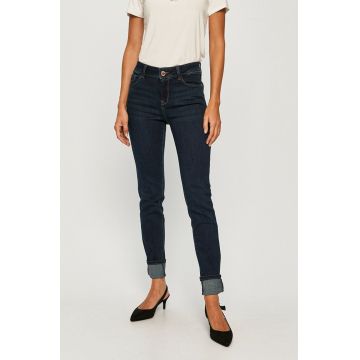 Morgan Jeans femei culoarea albastru marin