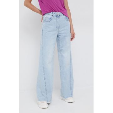 Sisley jeansi femei , high waist