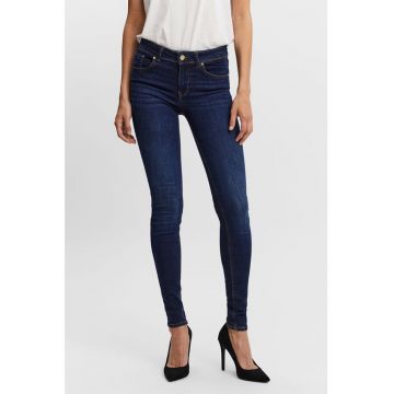 Blugi skinny cu talie medie