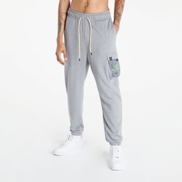 Jordan Jumpman Fleece Pant Carbon Heather/ Volt