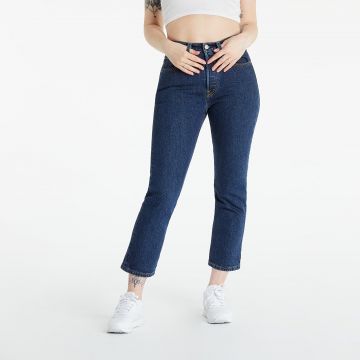 Levi's® 501 Crop Salsa Stonewash Dark Indigo Flat Finish