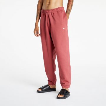 NikeLab Men's NRG Solo Swoosh Fleece Pant Cedar/ White