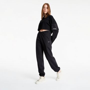 NikeLab Women's Fleece Pants Black/ White