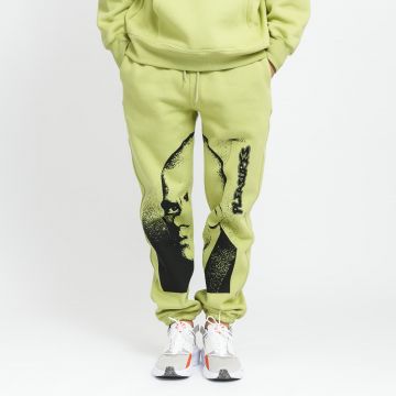 PLEASURES Backbone Sweatpants Green