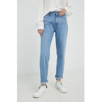 Lee jeansi Carol Rocky Blue femei , high waist