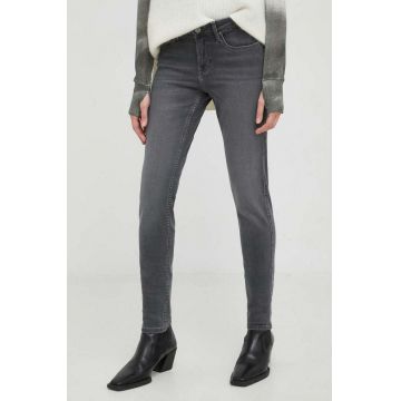 Lee jeansi Scarlett Washed Grey femei , medium waist