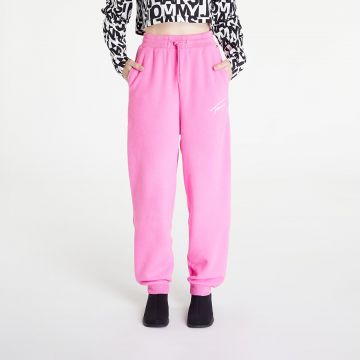 Tommy Jeans Signature Fleece Sweatpants Pink