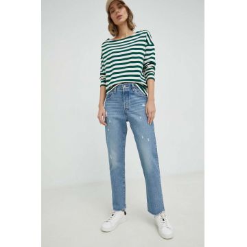 Levi's jeansi 501 Original Cropped femei high waist