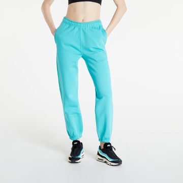 NikeLab Solo Swoosh Women's Fleece Pants Washed Teal/ White