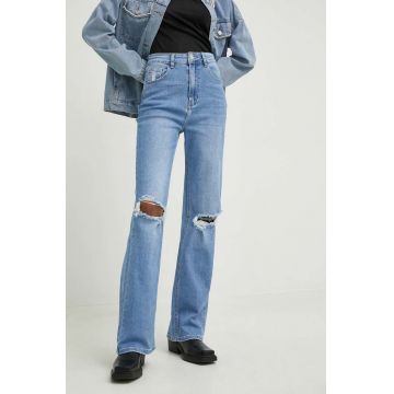 Answear Lab jeansi x colecția limitată SISTERHOOD femei high waist