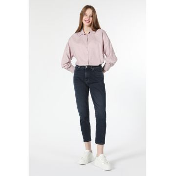 Blugi crop mom fit