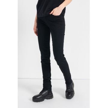 Blugi skinny cu talie joasa