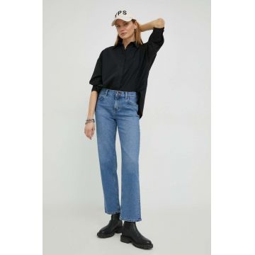Lee jeansi Jane femei medium waist, damskie medium waist