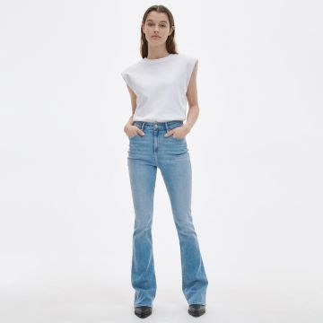 Reserved - Blugi flare high waist - Albastru Reserved - Blugi flare high waist - Albastru
