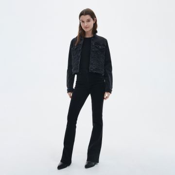 Reserved - Blugi flare high waist - Negru Reserved - Blugi flare high waist - Negru