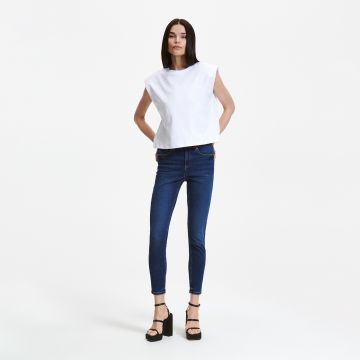 Reserved - Blugi slim push up - Bleumarin