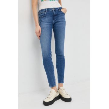 Wrangler jeansi Skinny 615 femei medium waist, damskie medium waist