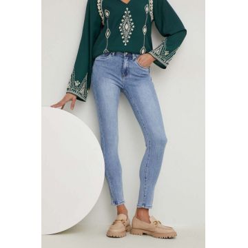 Answear Lab jeansi PREMIUM JEANS femei medium waist