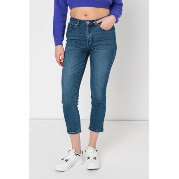 Blugi slim fit capri Sui