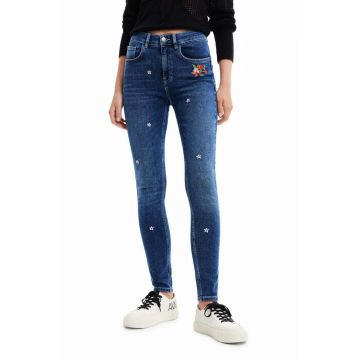 Desigual jeansi femei high waist