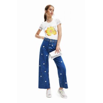 Desigual jeansi femei medium waist