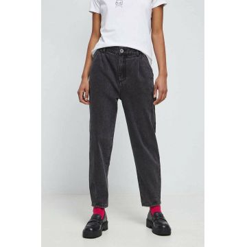 Medicine jeansi femei, culoarea negru